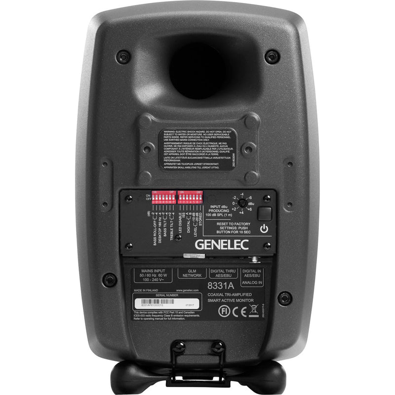 Genelec 8331A SAM Series Three-Way Coaxial Active Studio Monitor (Dark Grey)