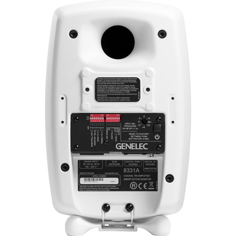 Genelec 8331A SAM Series Three-Way Coaxial Active Studio Monitor (White)