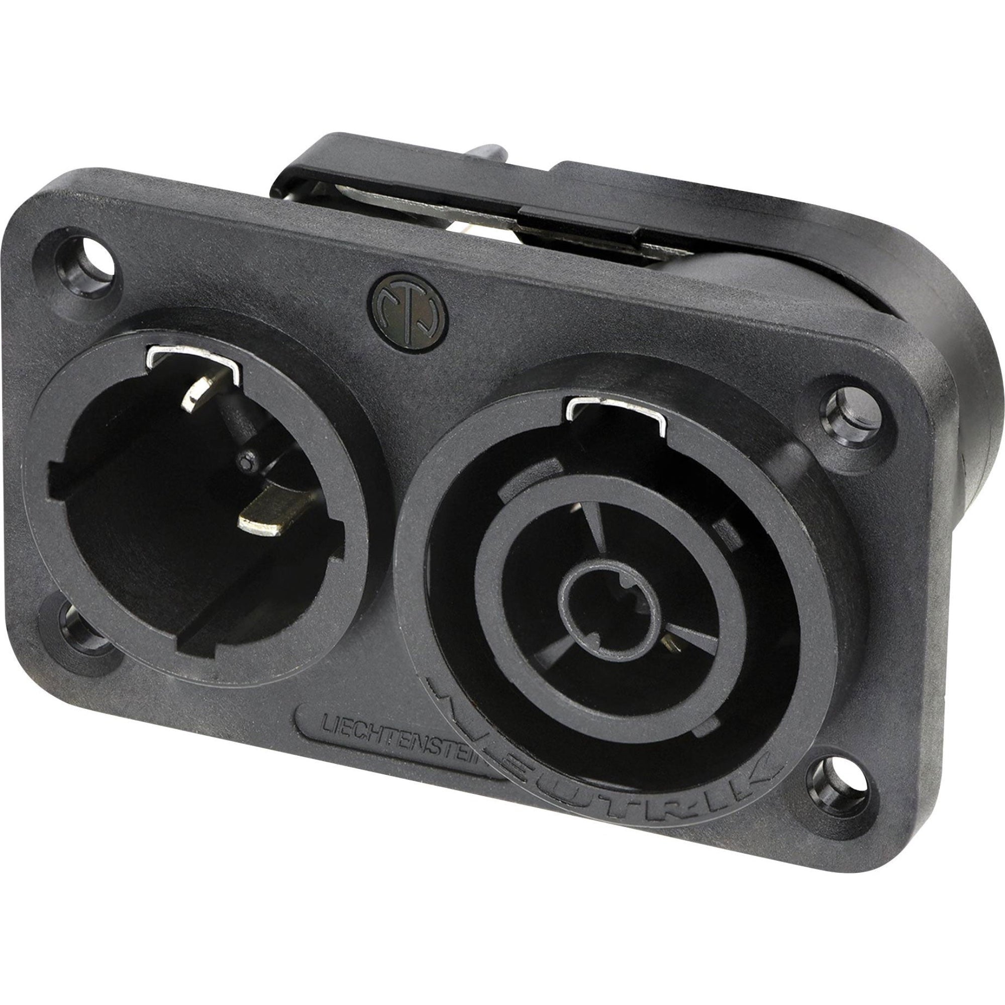 Neutrik NAC3PX-TOP powerCON TRUE1 TOP Inlet-Outlet Combination Chassis Connector (Box of 50)