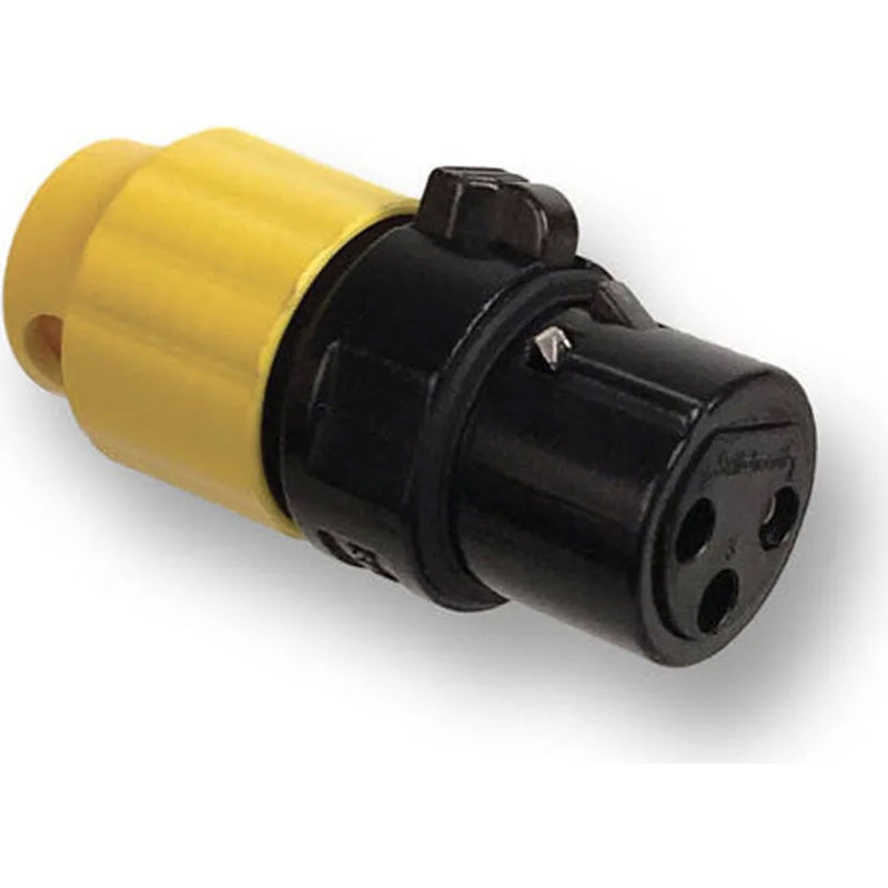 Switchcraft AAA3FBYYLP Low Profile Right-Angle Female 3-Pin XLR Cable Connector (Yellow, 10 Pack)
