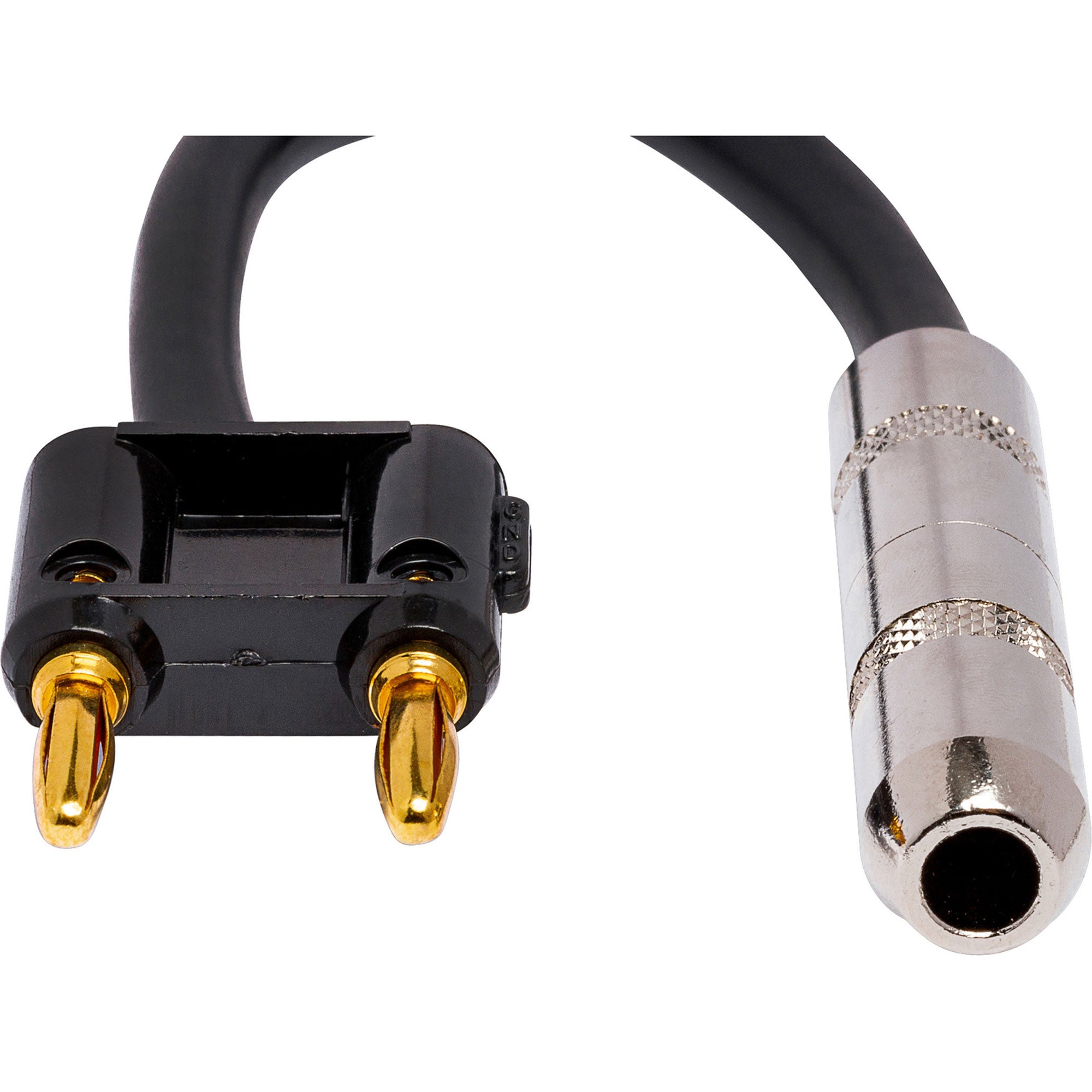 Hosa BNP-116 Speaker Adapter 1/4" to Dual Banana (Black)