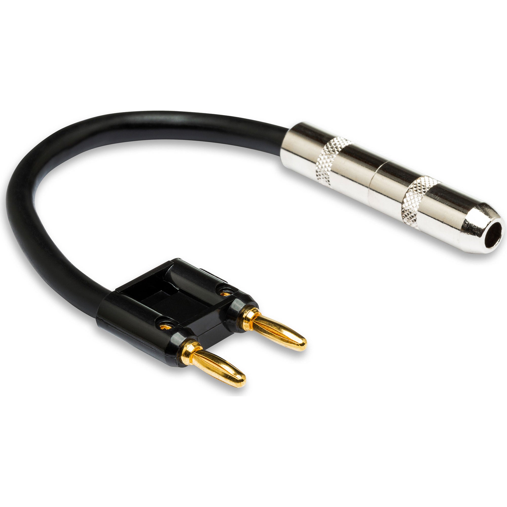 Hosa BNP-116 Speaker Adapter 1/4" to Dual Banana (Black)