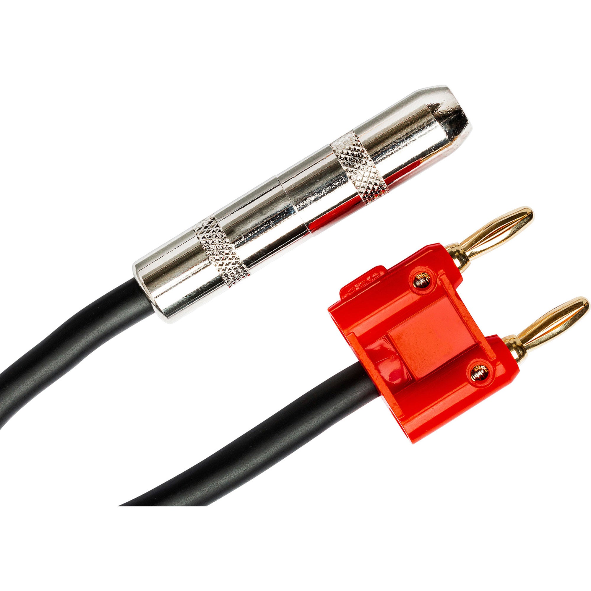 Hosa BNP-116 Speaker Adapter 1/4" to Dual Banana (Red)
