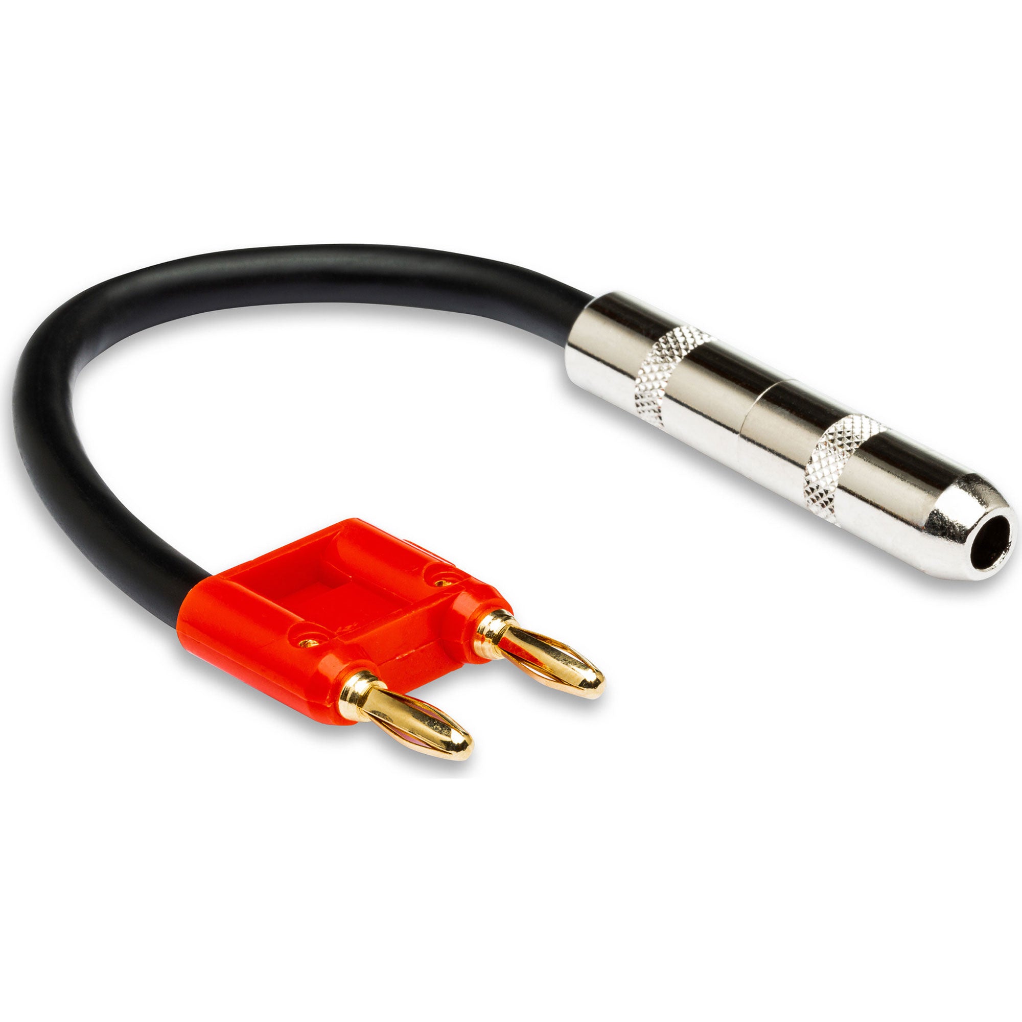 Hosa BNP-116 Speaker Adapter 1/4" to Dual Banana (Red)