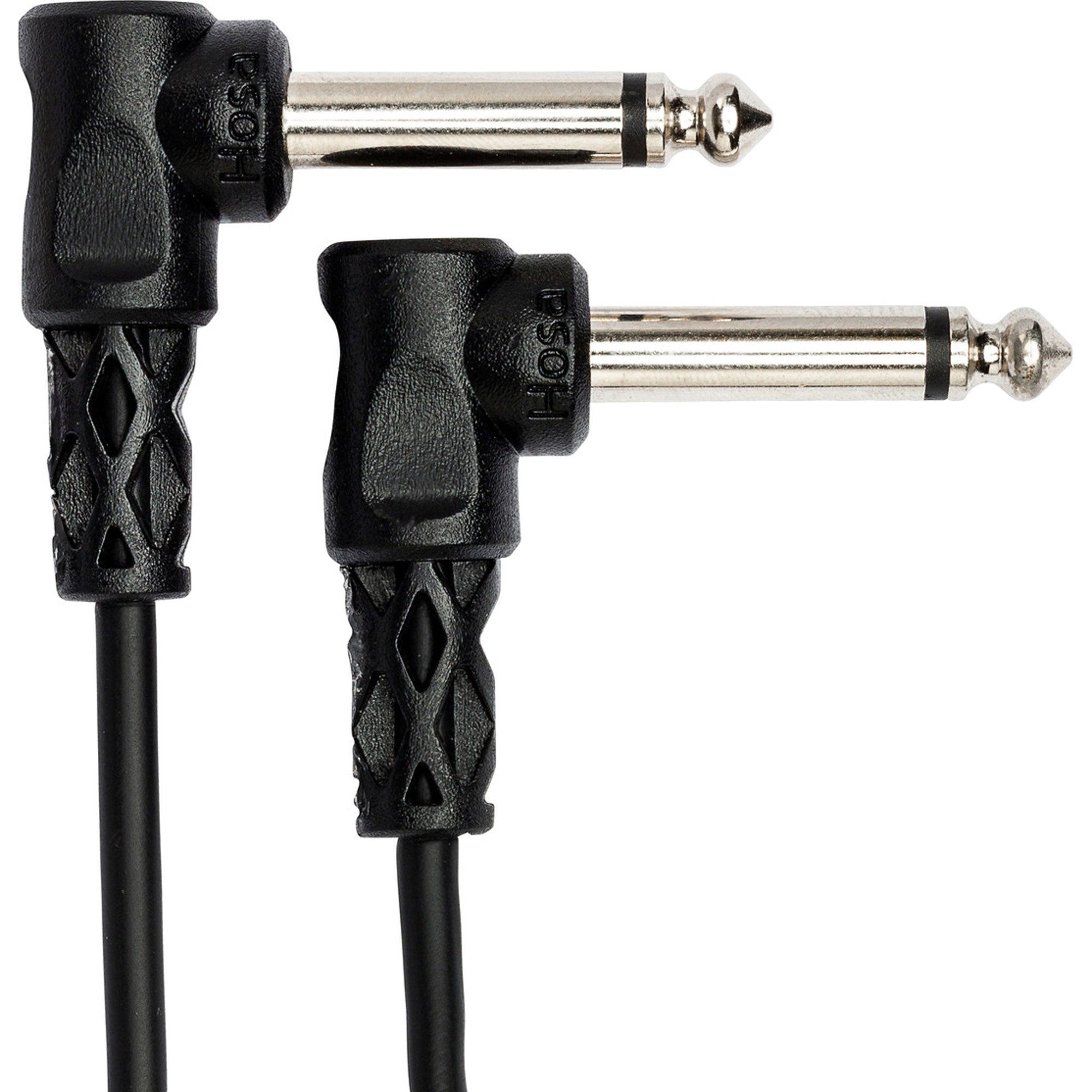 Hosa CFS-606 1/4" Right-Angle Guitar Patch Cables (6", 6 Pack)
