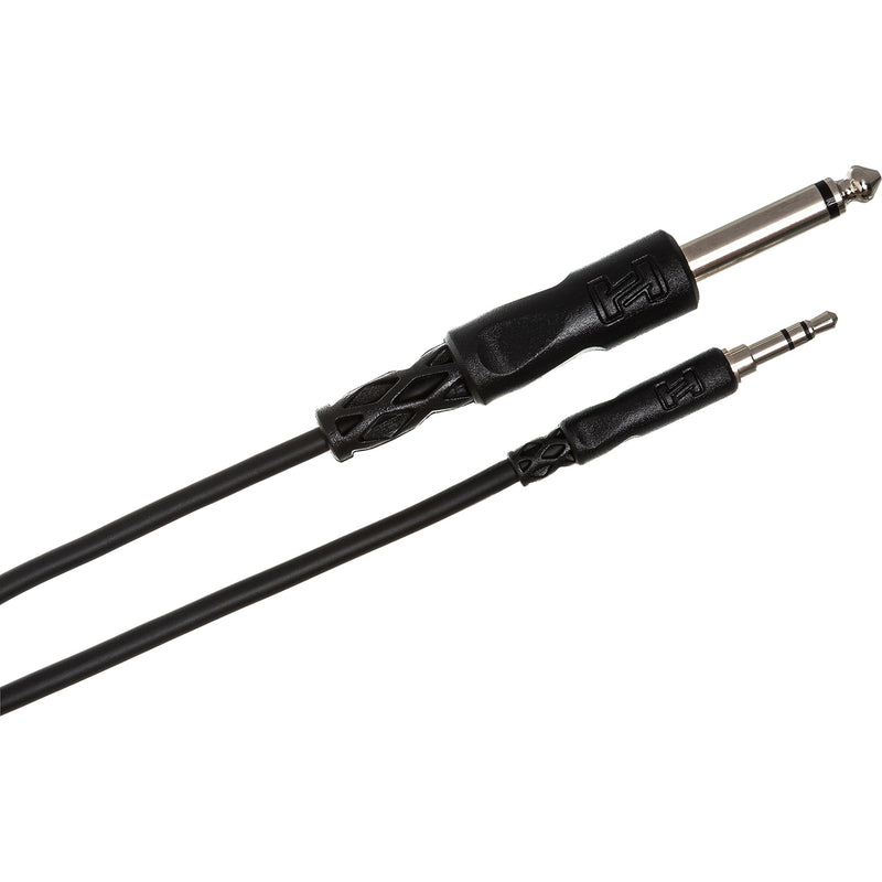 Hosa CMP-103 1/4" TS to 3.5mm TRS Mono Interconnect Cable (3')