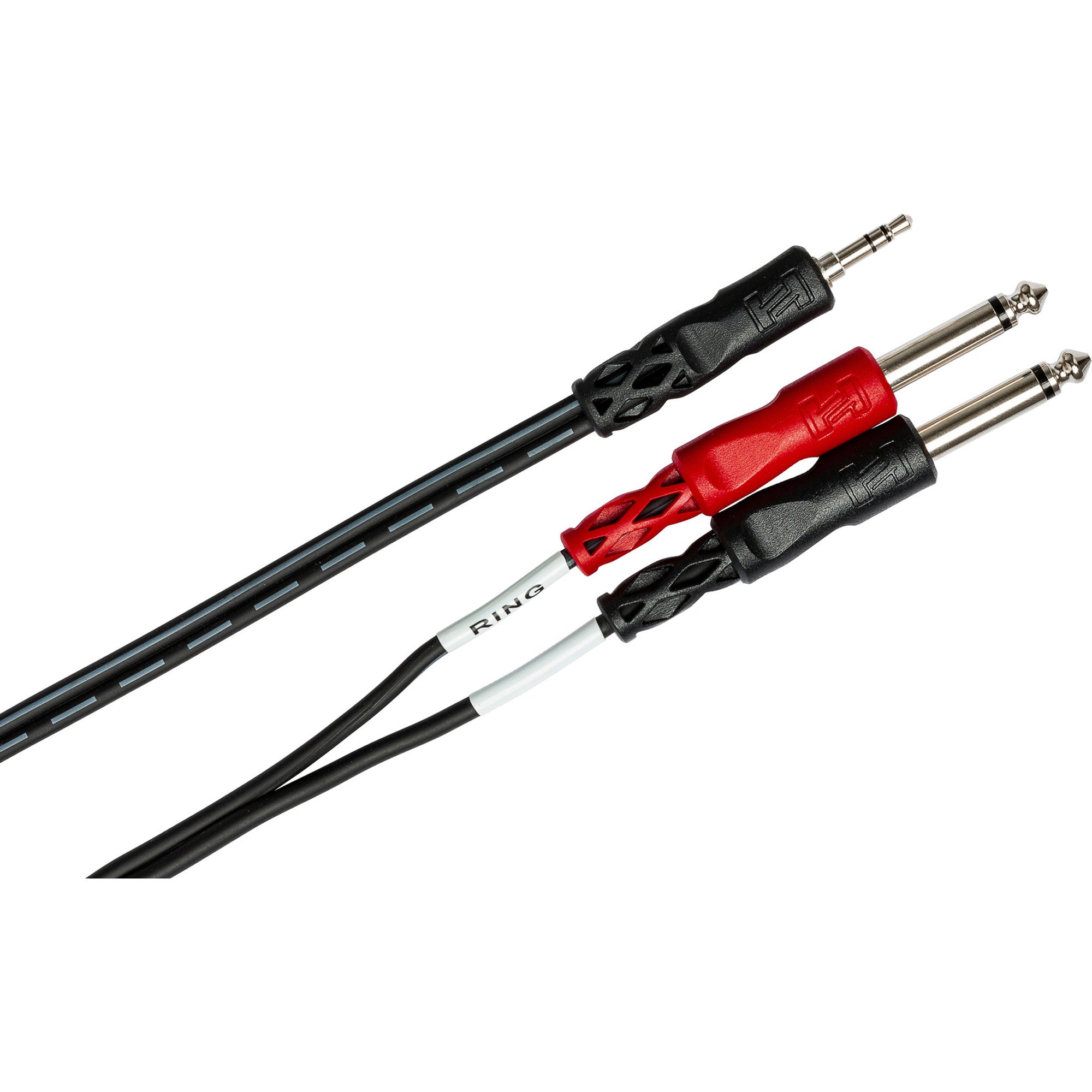 Hosa CMP-159 3.5mm TRS to Dual 1/4" TS Stereo Breakout Cable (10')