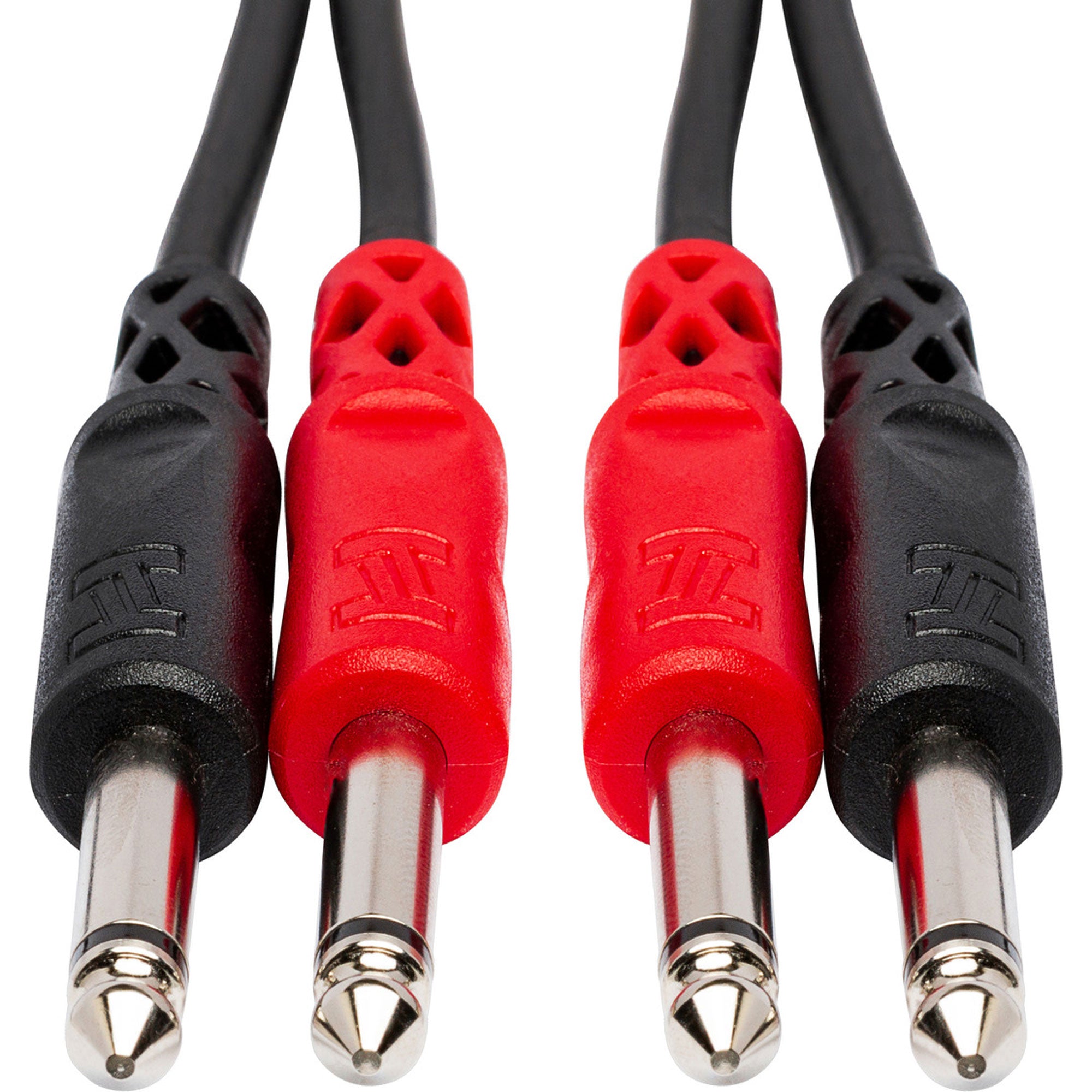 Hosa CPP-203 Dual 1/4" TS to Dual 1/4" TS Stereo Interconnect Cable (10')