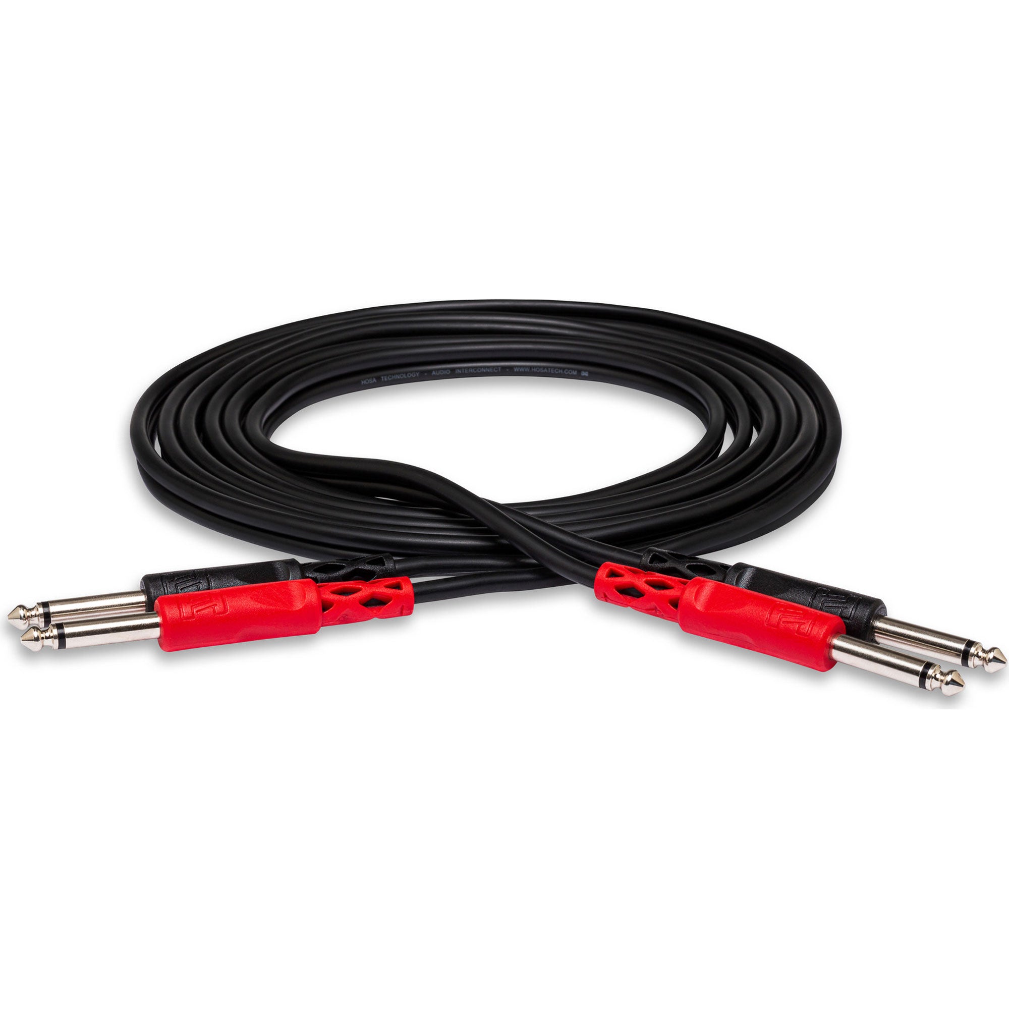 Hosa CPP-204 Dual 1/4" TS to Dual 1/4" TS Stereo Interconnect Cable (13.2')