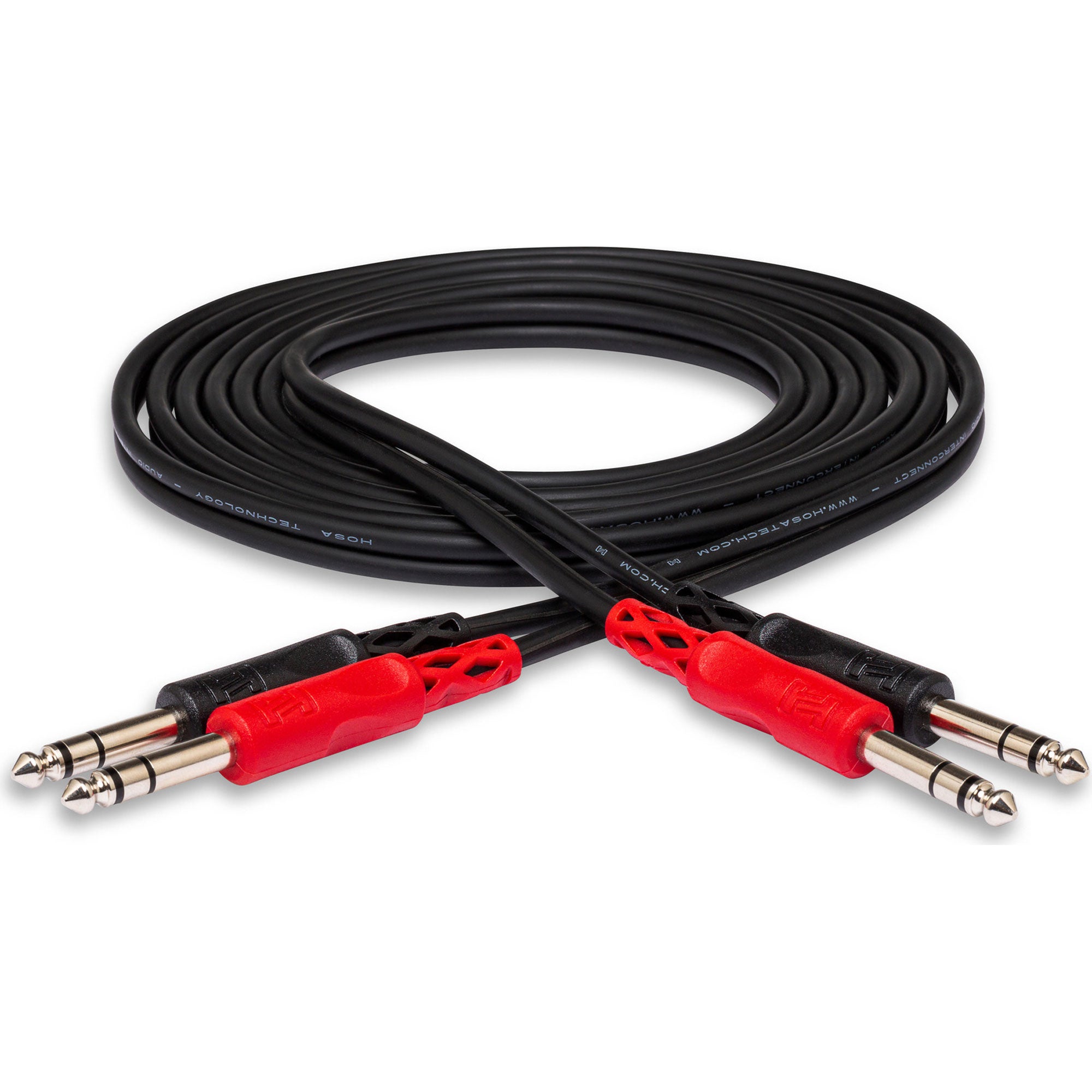 Hosa CSS-204 Dual 1/4" TRS to Dual 1/4" TRS Balanced Stereo Interconnect Cable (13.2')