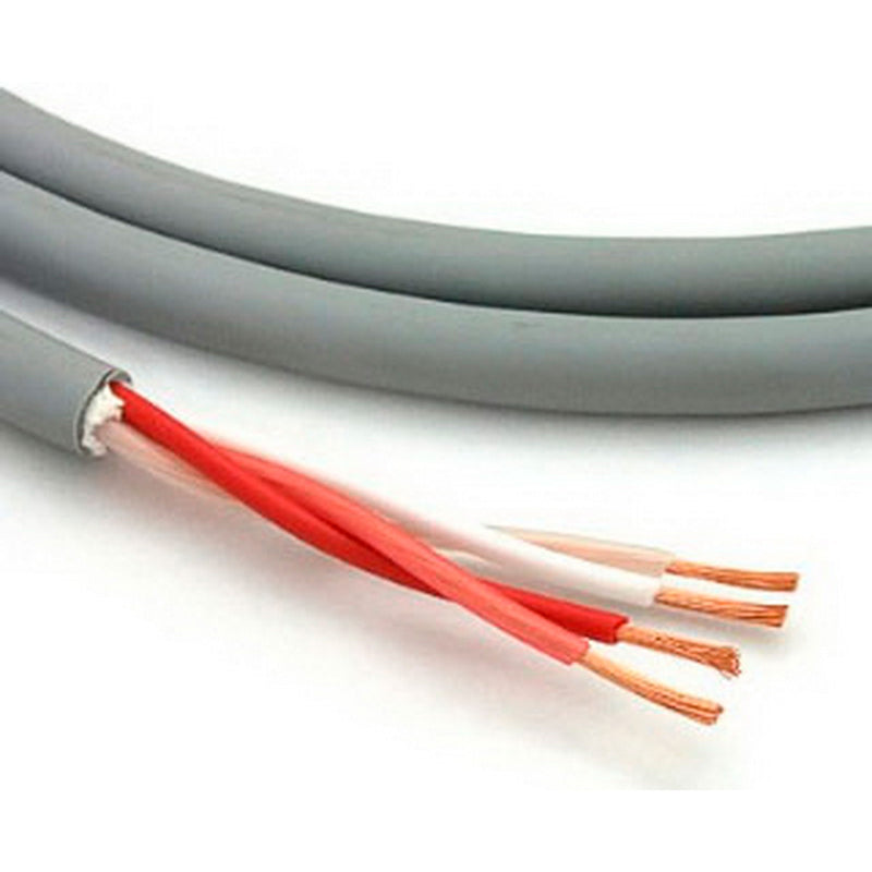 Canare 4S11G OFC Oxygen-Free Copper Star Quad Speaker Cable, 14AWG (Grey, 328'/100m)