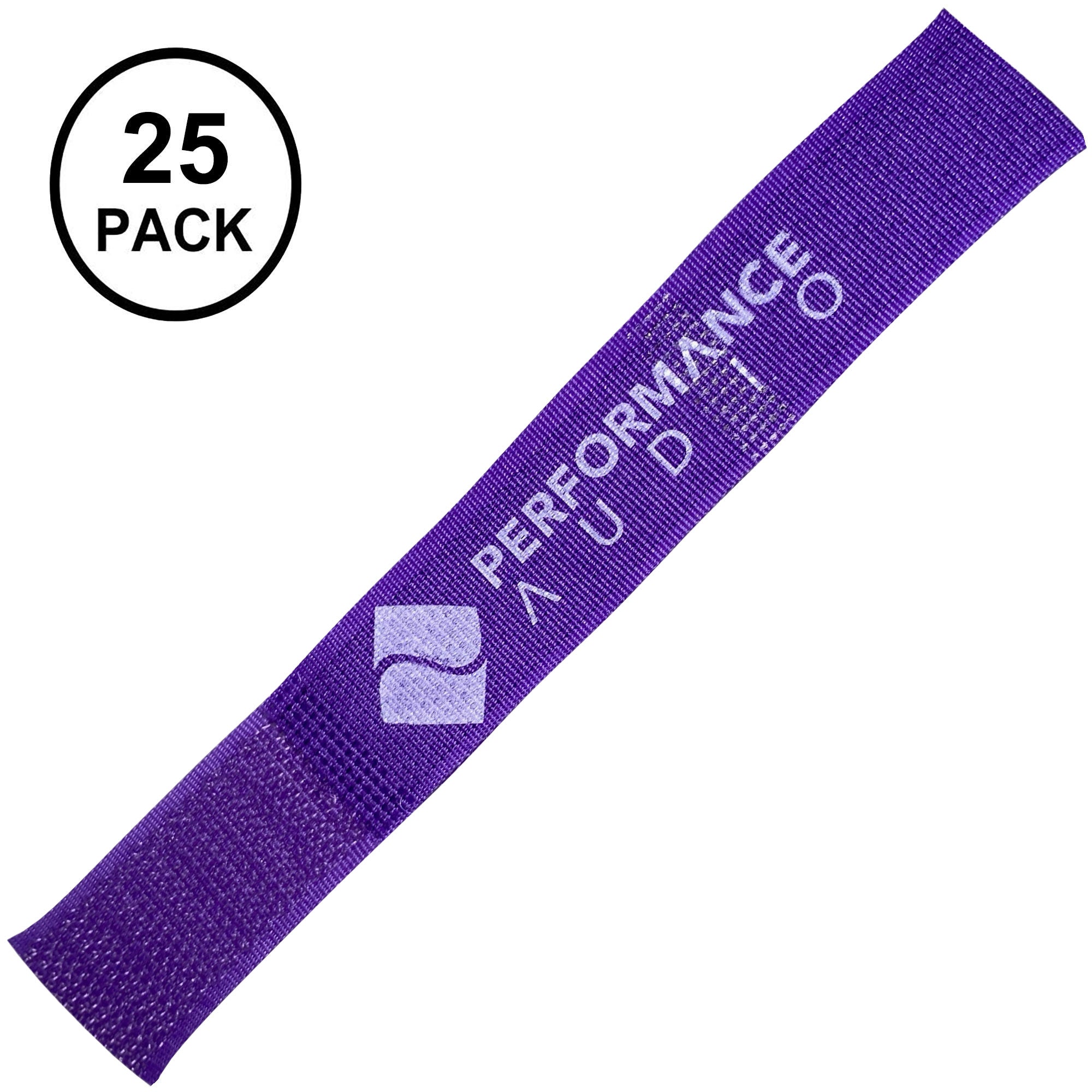 Cord-Lox 205-C Closed Loop Velcro Hook and Loop Cable Ties (3/4" x 5", Purple, 25 Pack)