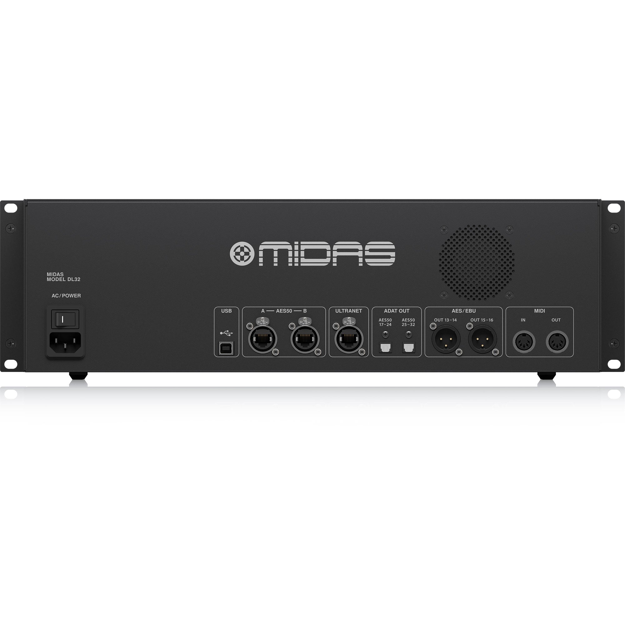 Midas DL32 32 Input, 16 Output Stage Box with 32 Midas Preamps