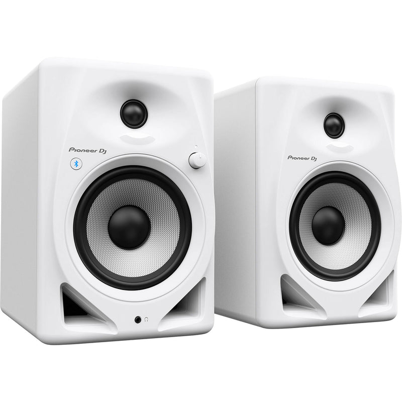 Pioneer DJ DM-50D-BT Active 5" Desktop Monitor/DJ Speakers (White)
