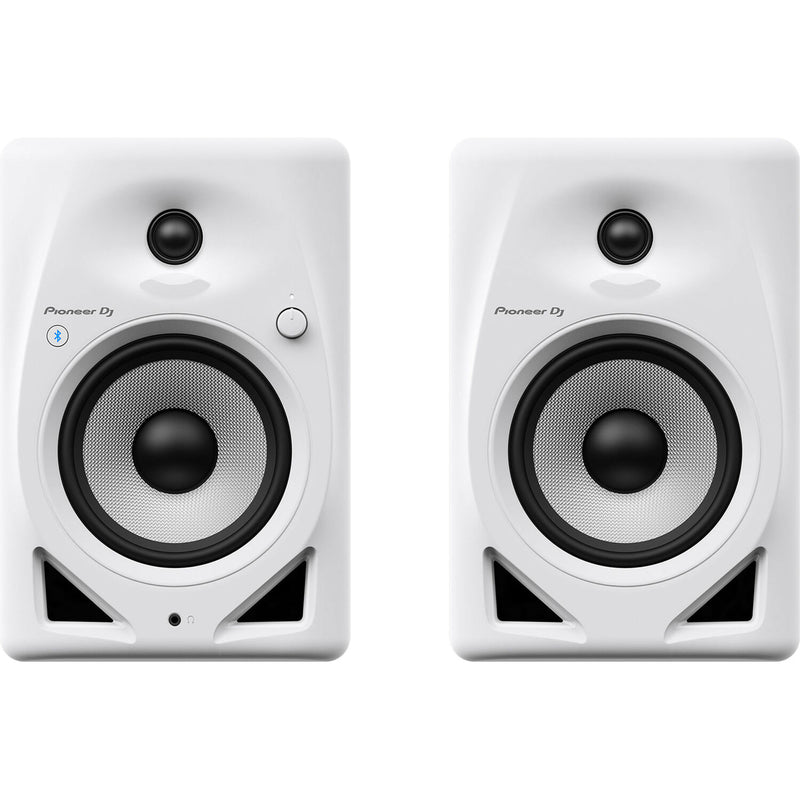 Pioneer DJ DM-50D-BT Active 5" Desktop Monitor/DJ Speakers (White)