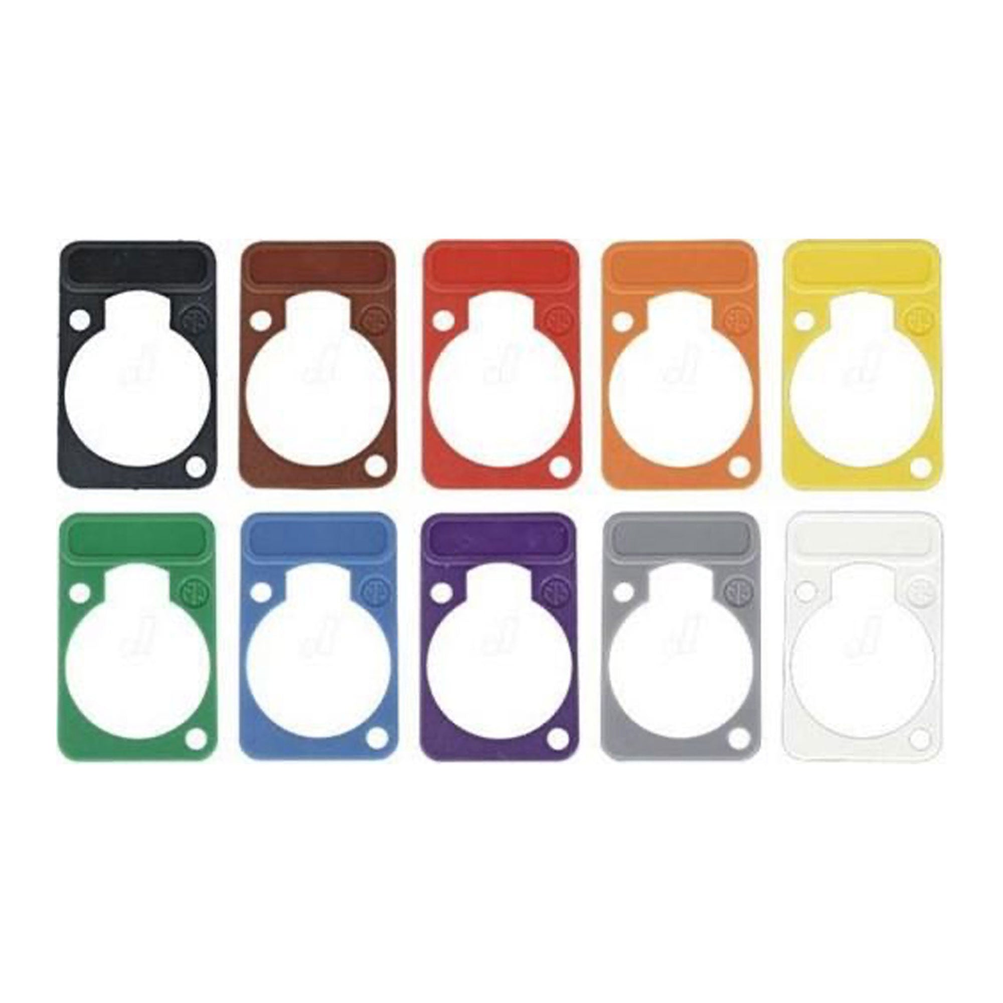 Neutrik DSS Lettering Plate (Yellow)