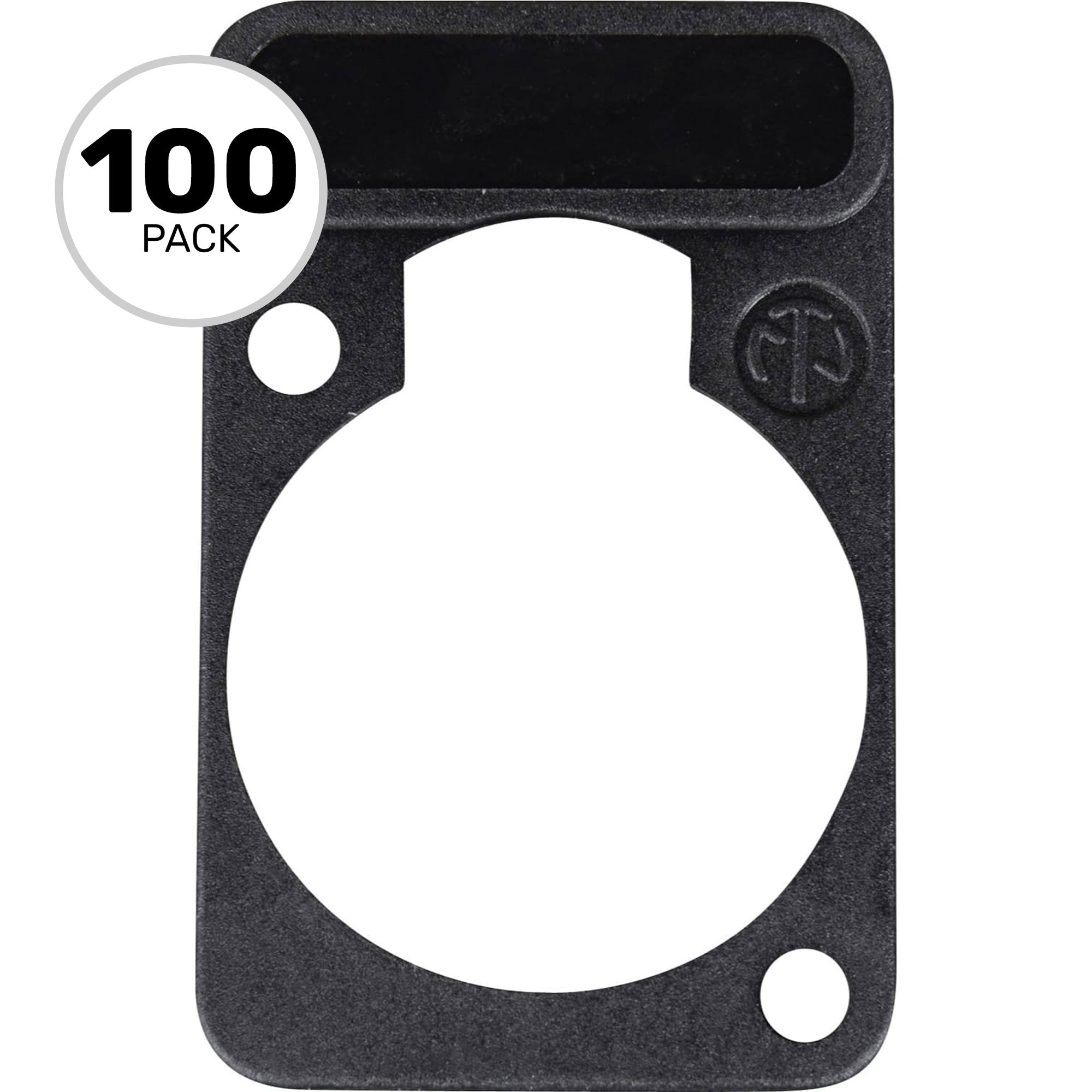 Neutrik DSS Lettering Plate (Black, 100 Pack)