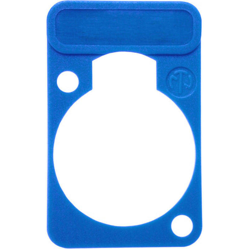 Neutrik DSS Lettering Plate (Blue, 100 Pack)