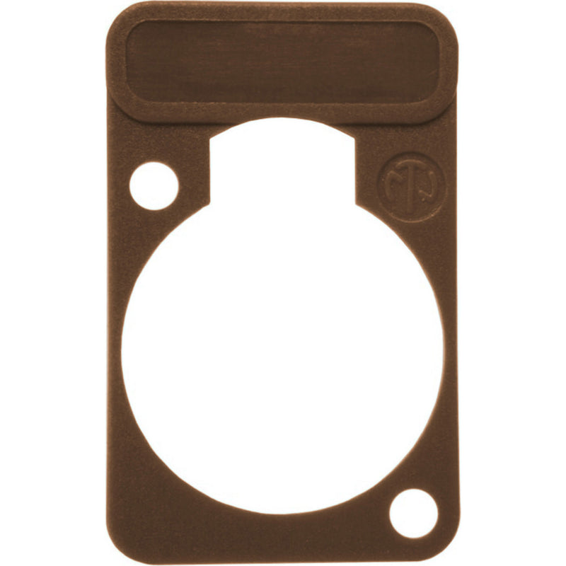 Neutrik DSS Lettering Plate (Brown, 100 Pack)