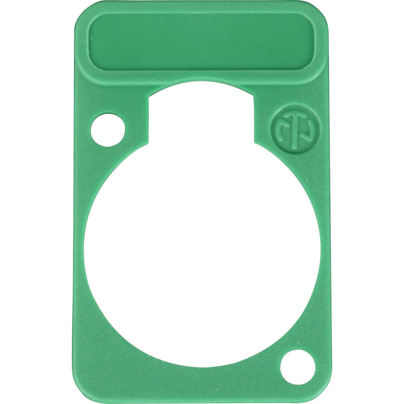 Neutrik DSS Lettering Plate (Green)