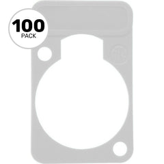 Neutrik DSS Lettering Plate (White, 100 Pack) Image 1