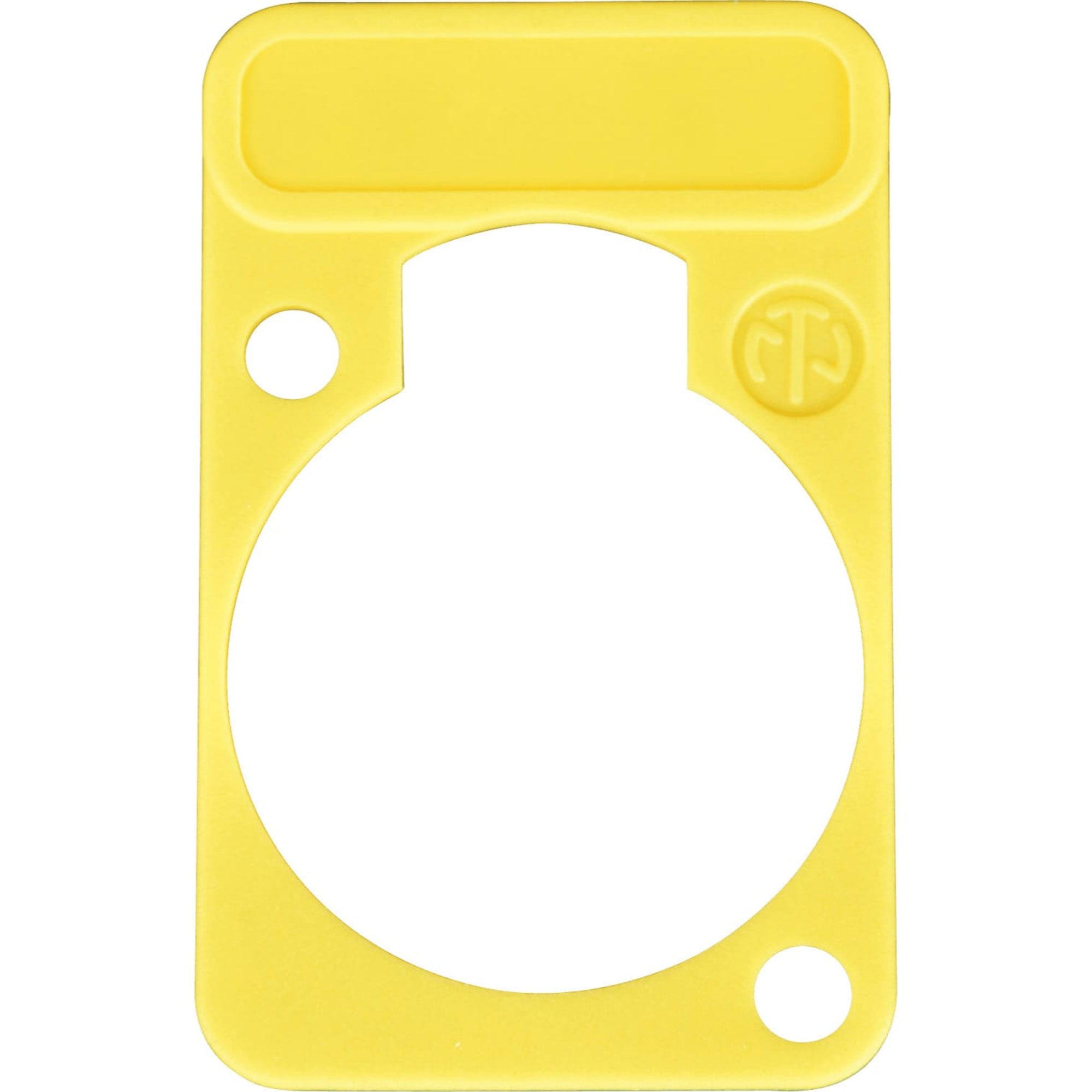 Neutrik DSS Lettering Plate (Yellow, 100 Pack)