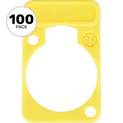 Neutrik DSS Lettering Plate (Yellow, 100 Pack) Image 1