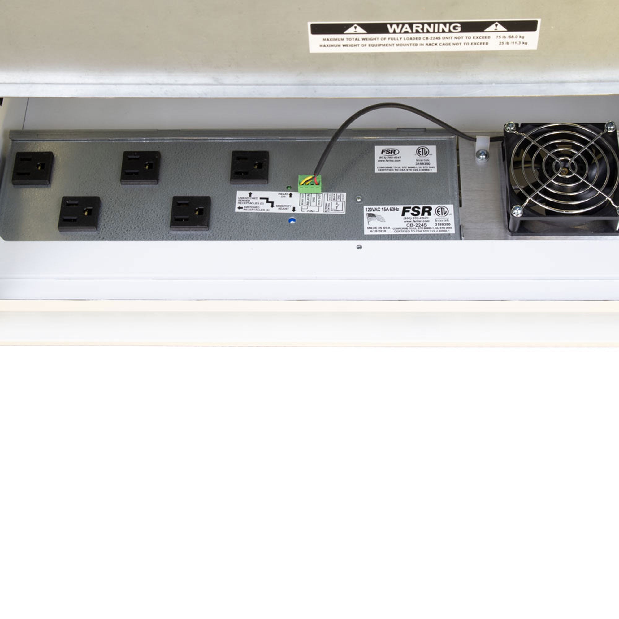 FSR CB-224SP Smart Ceiling Enclosure with Projector Pole Mount