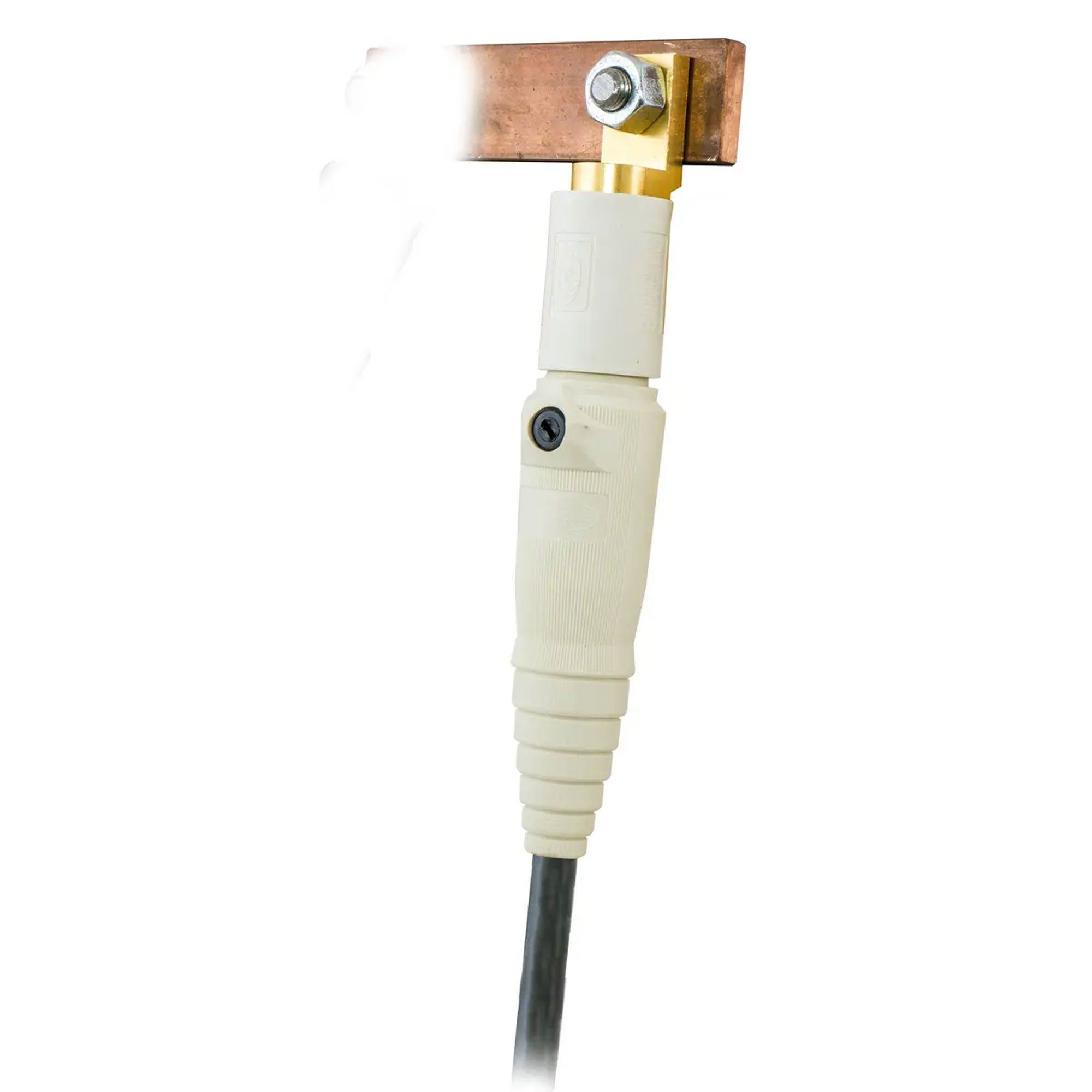 Whirlwind Hubbell HBL400FW Single Pole Female Cam-Lock Connector (White)