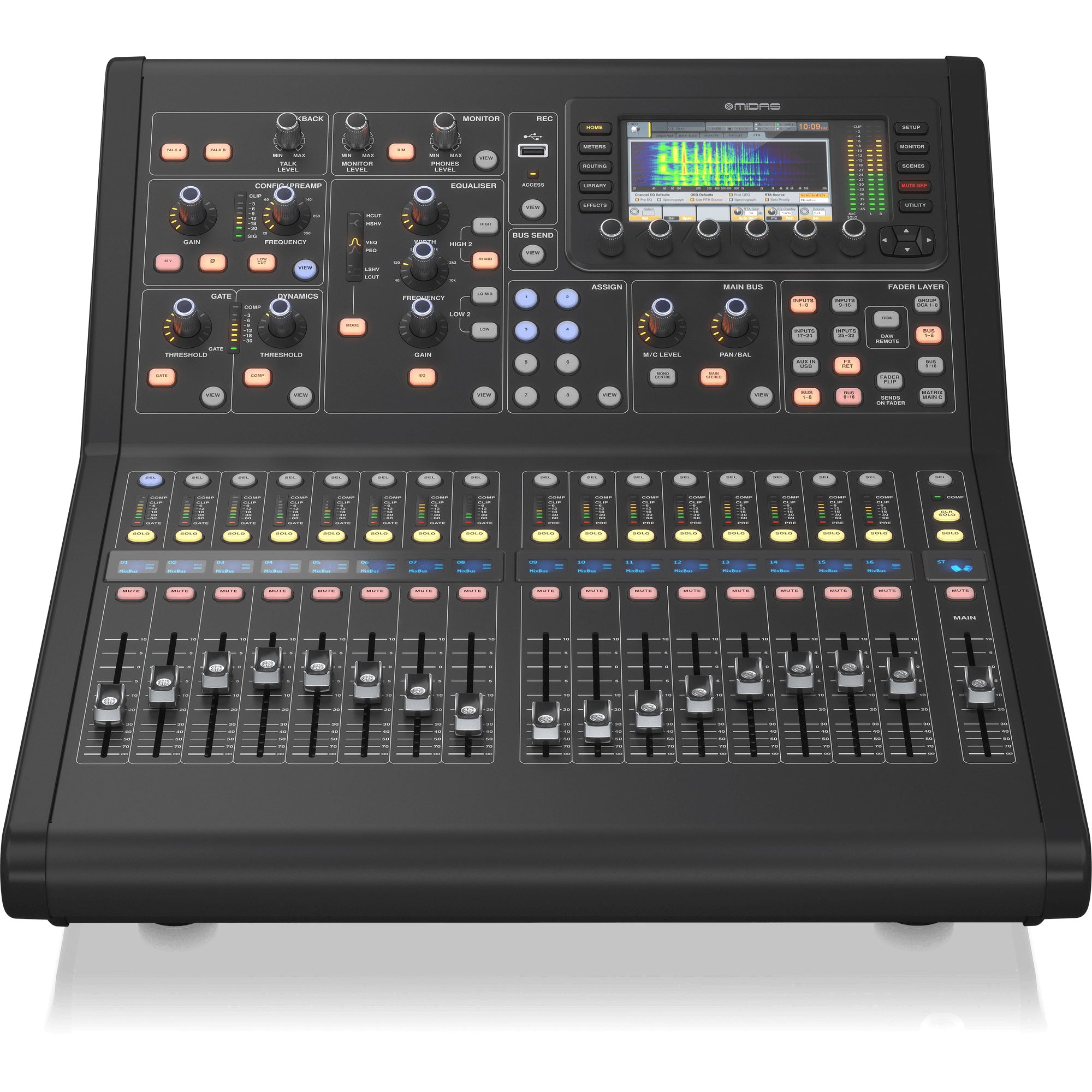 Midas M32R LIVE 40 Channel Digital Mixer for Live and Studio with Multitrack Recording