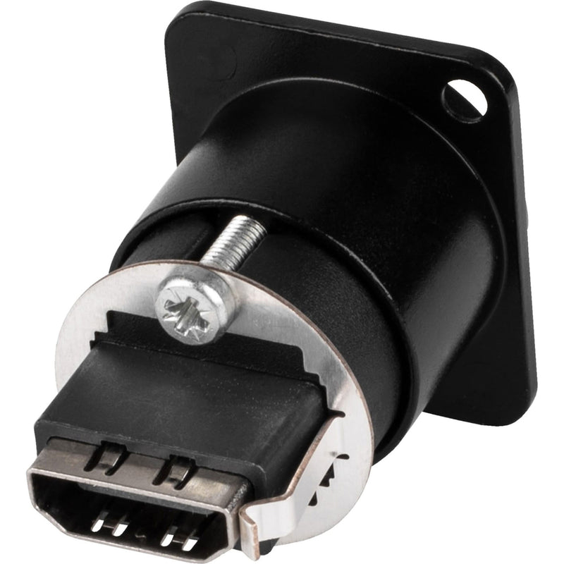 Neutrik NAHDMI-W-B HDMI 2.0 Feedthrough Adapter (Black)