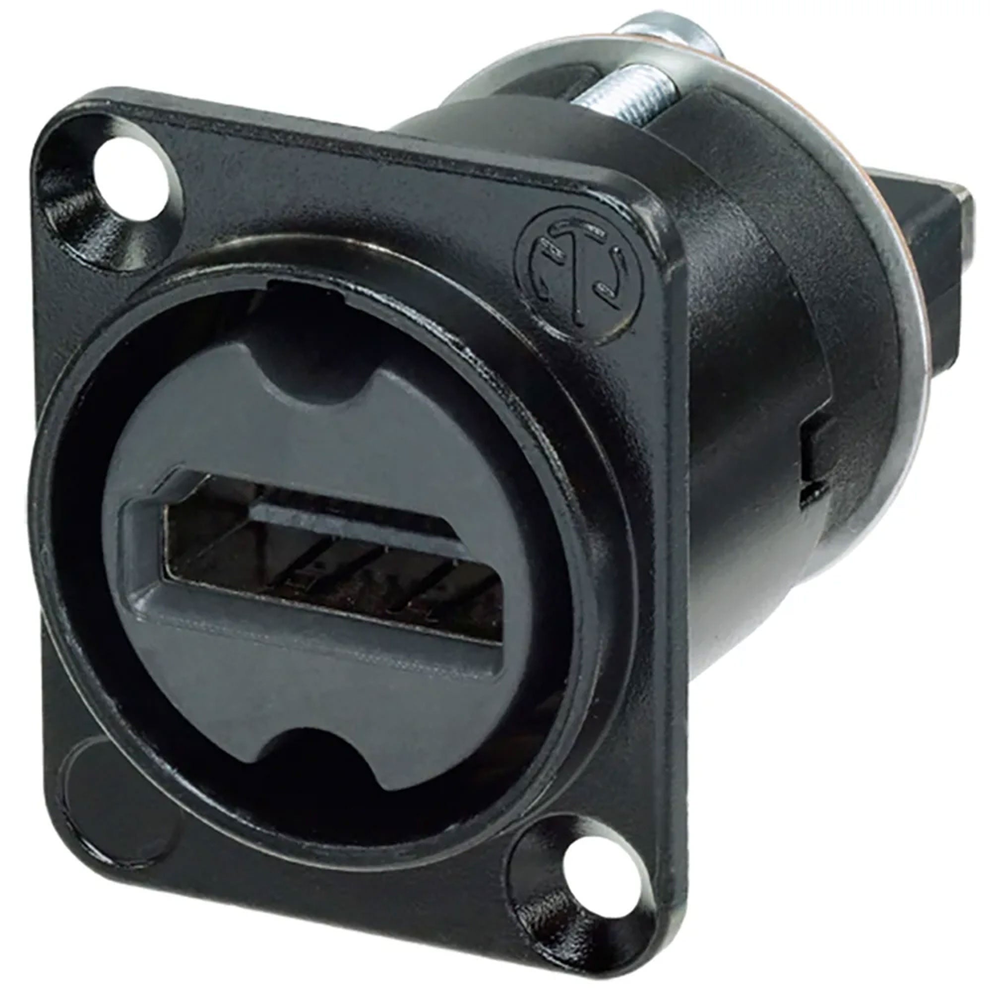 Neutrik NAHDMI-W-B HDMI 2.0 Feedthrough Adapter (Black, Box of 100)