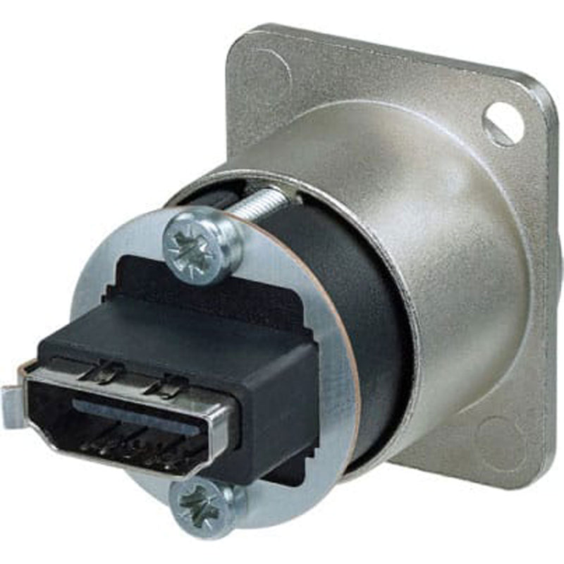 Neutrik NAHDMI-W HDMI 2.0 Feedthrough Adapter (Nickel)