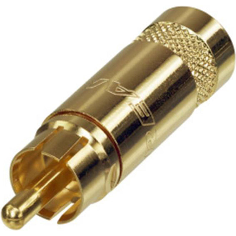 Neutrik Rean NYS352AG Male RCA Phono Plug (Gold/Gold)