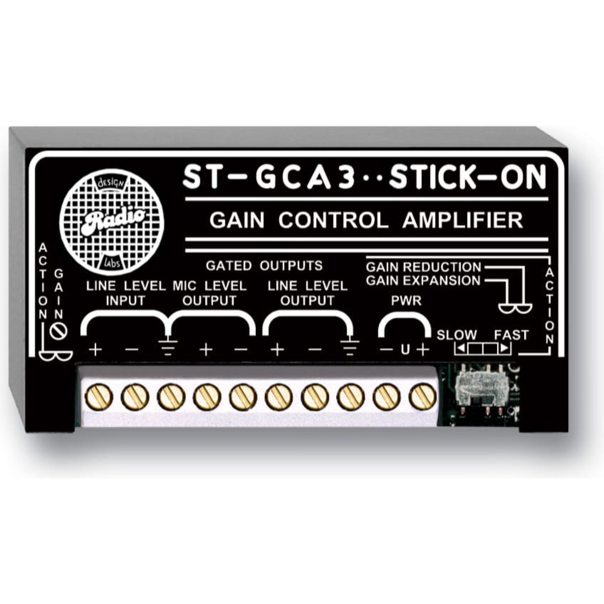 RDL ST-GCA3 Gain Control Amplifier Line Level