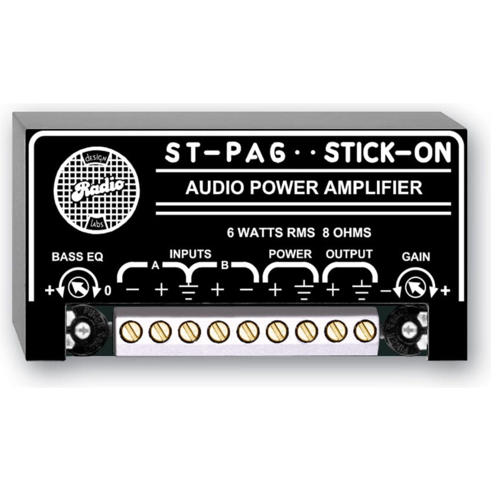 RDL ST-PA6 6 W Mono Audio Amplifier