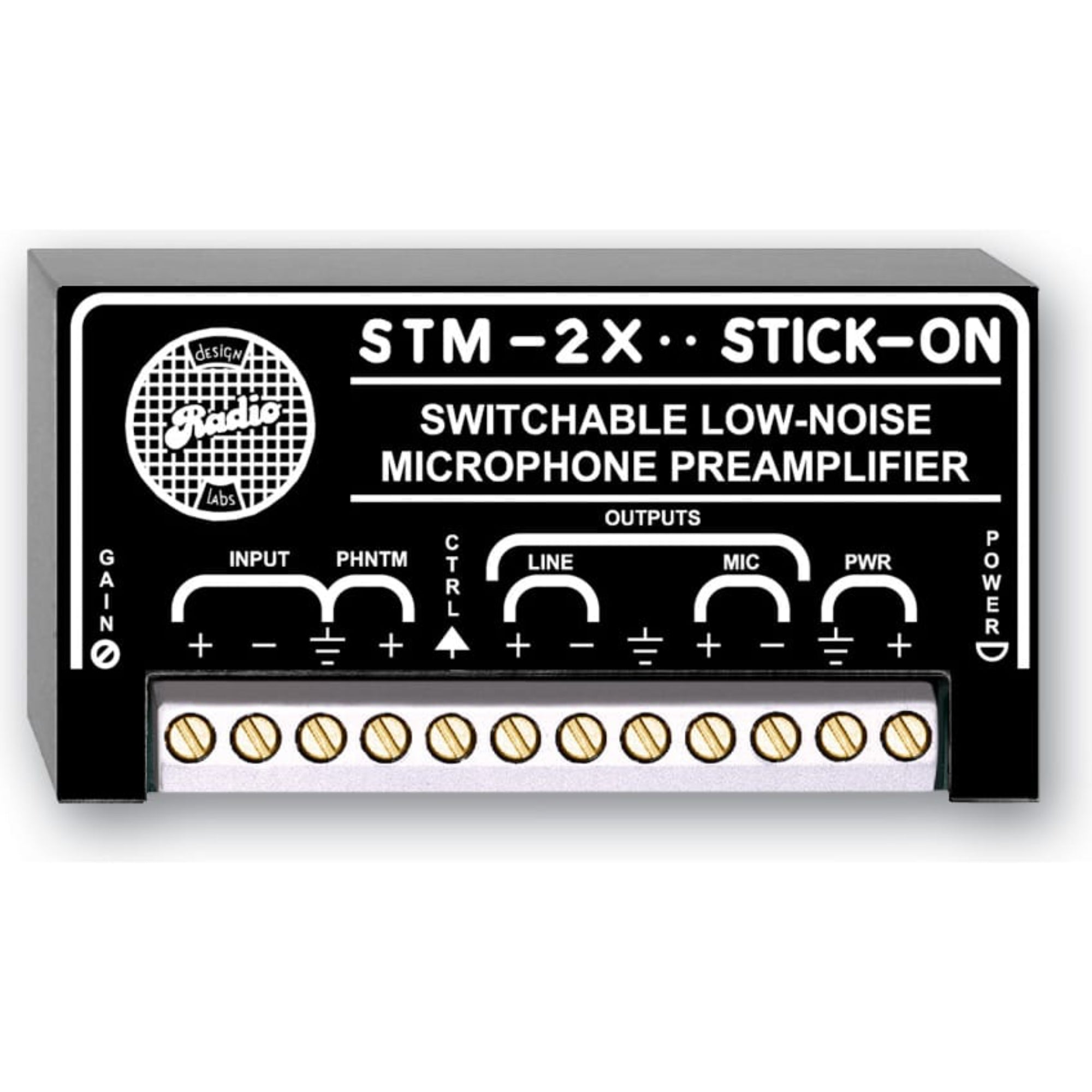 RDL STM-2X Switched Microphone Preamplifier