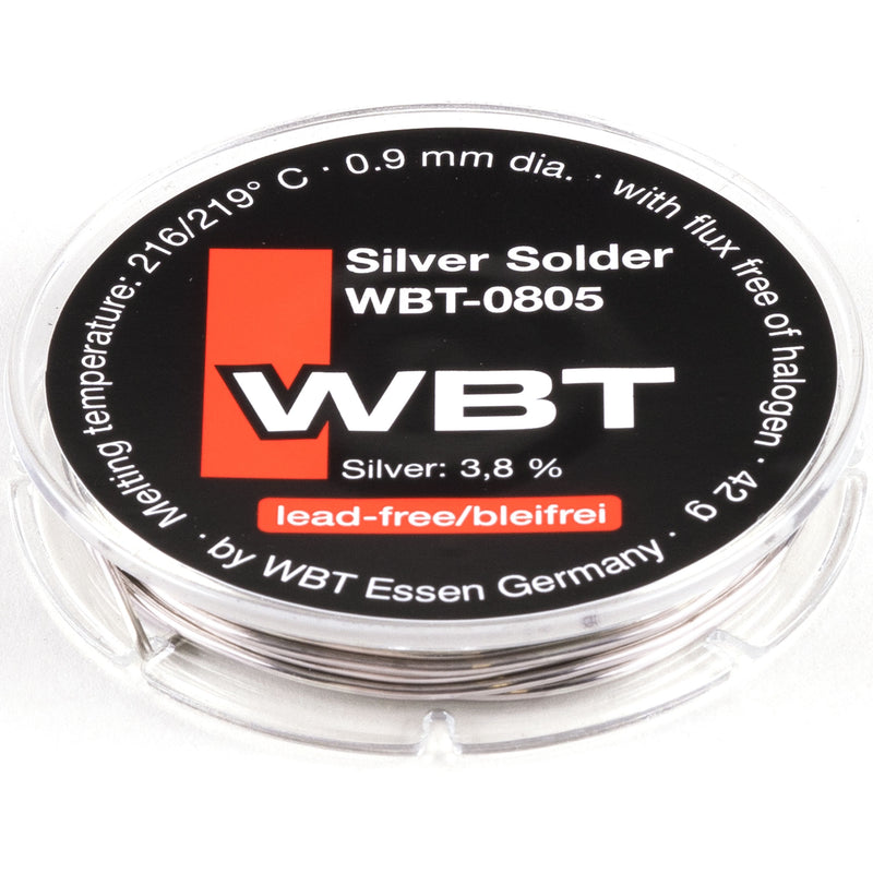WBT 0805 Silver Solder 4% Silver Content, Lead Free, RoHS Compliant (42g)