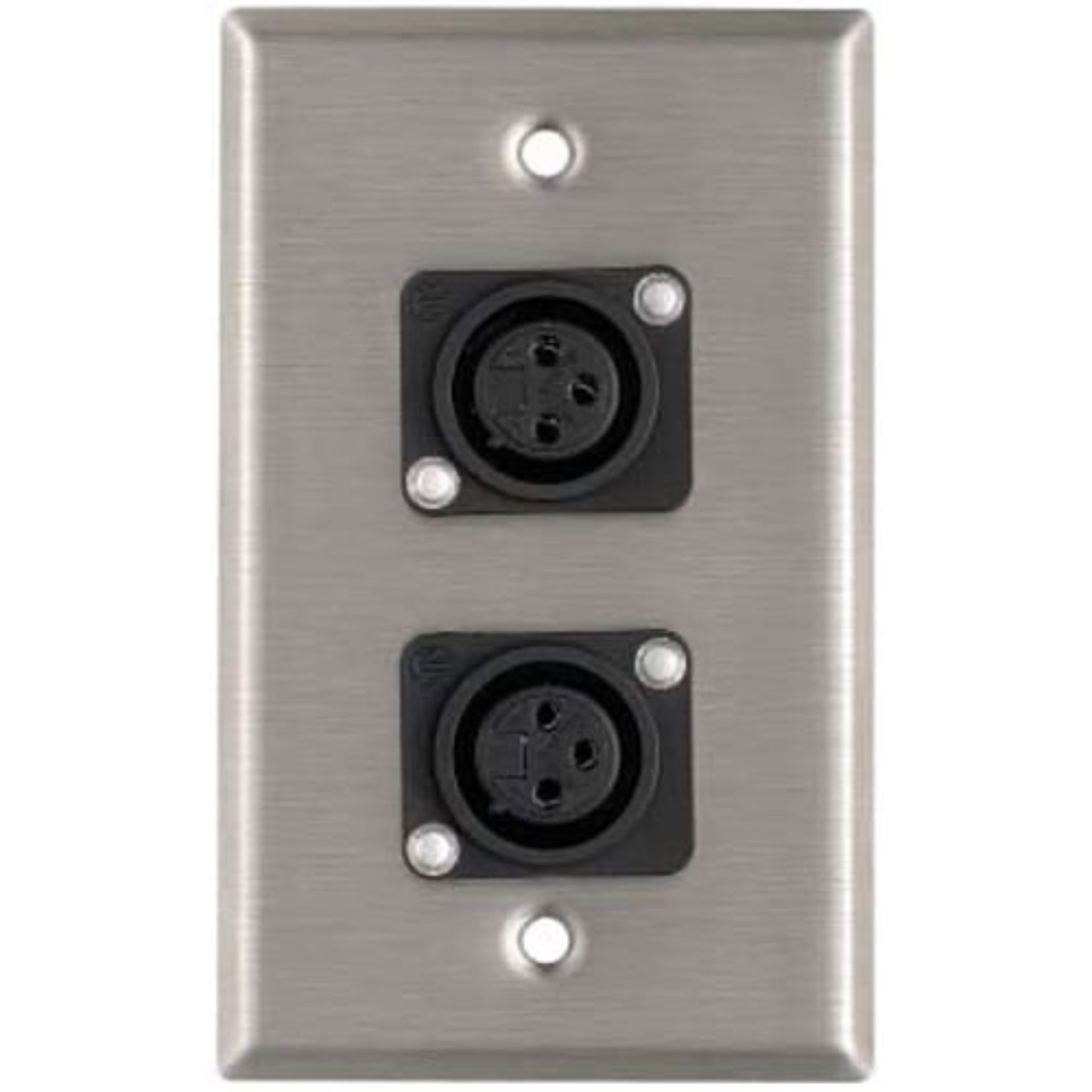 RapcoHorizon Pro Co WP1026 Dual Female XLR Wallplate