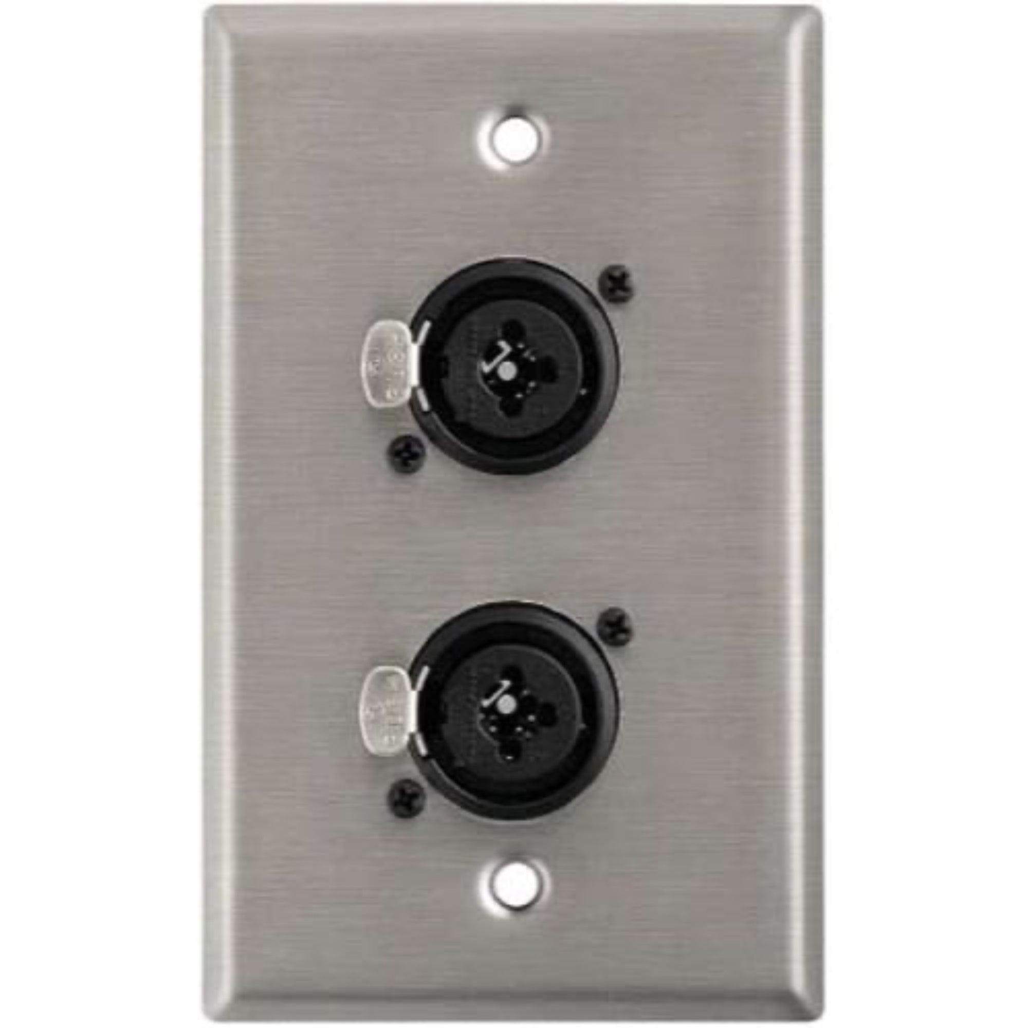 RapcoHorizon Pro Co WP1063 Dual Combo XLR/TRS Connector Wallplate