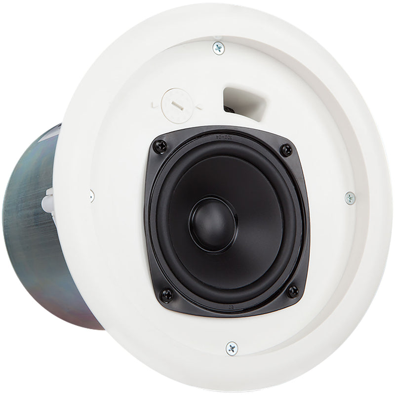 QSC AC-C4T AcousticCoverage 4.5" Full-Range Ceiling Loudspeaker (Each, White)