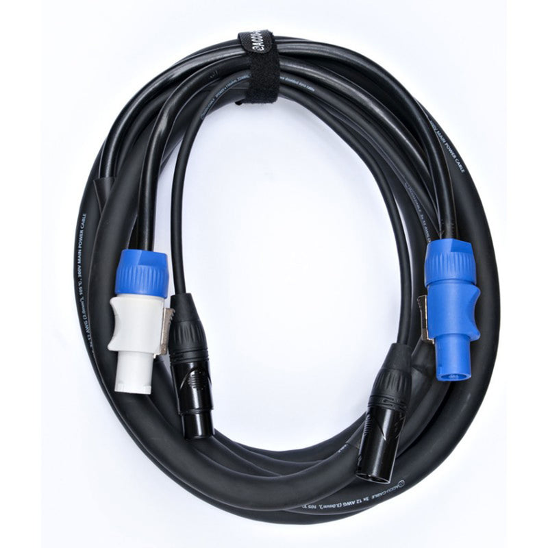 American DJ Accu-Cable AC3PPCON12 3-Pin DMX & Power Link Cable (12')