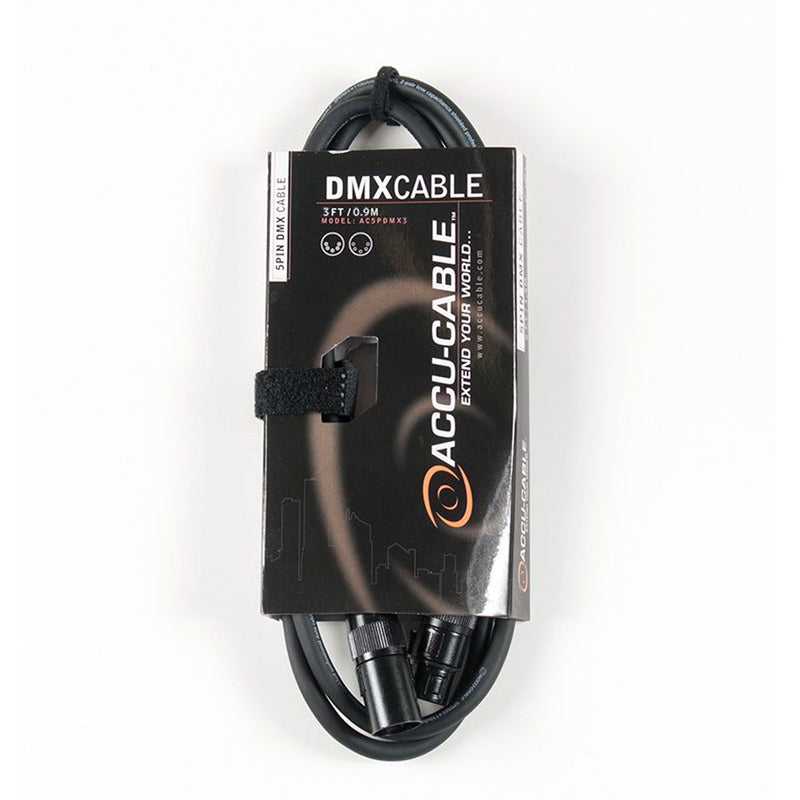 American DJ Accu-Cable AC5PDMX3 5-Pin DMX Cable (3')