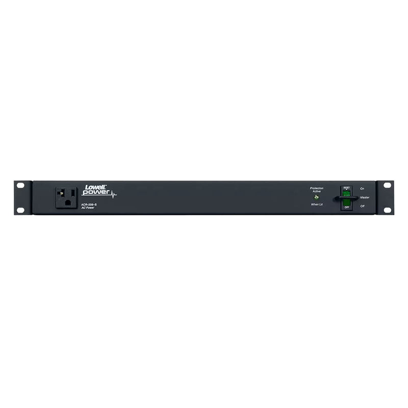 Lowell ACR-209-S 20A Rackmount Power Panel with 9 Outlets and Surge Protection