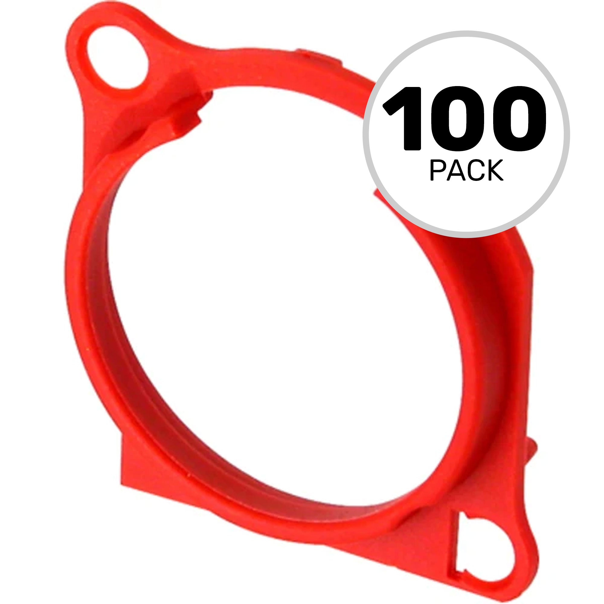 Neutrik ACRF-2 Color Coding Ring for Female 4 and 5 Pole A and B Series (Red, Bag of 100) Image 1