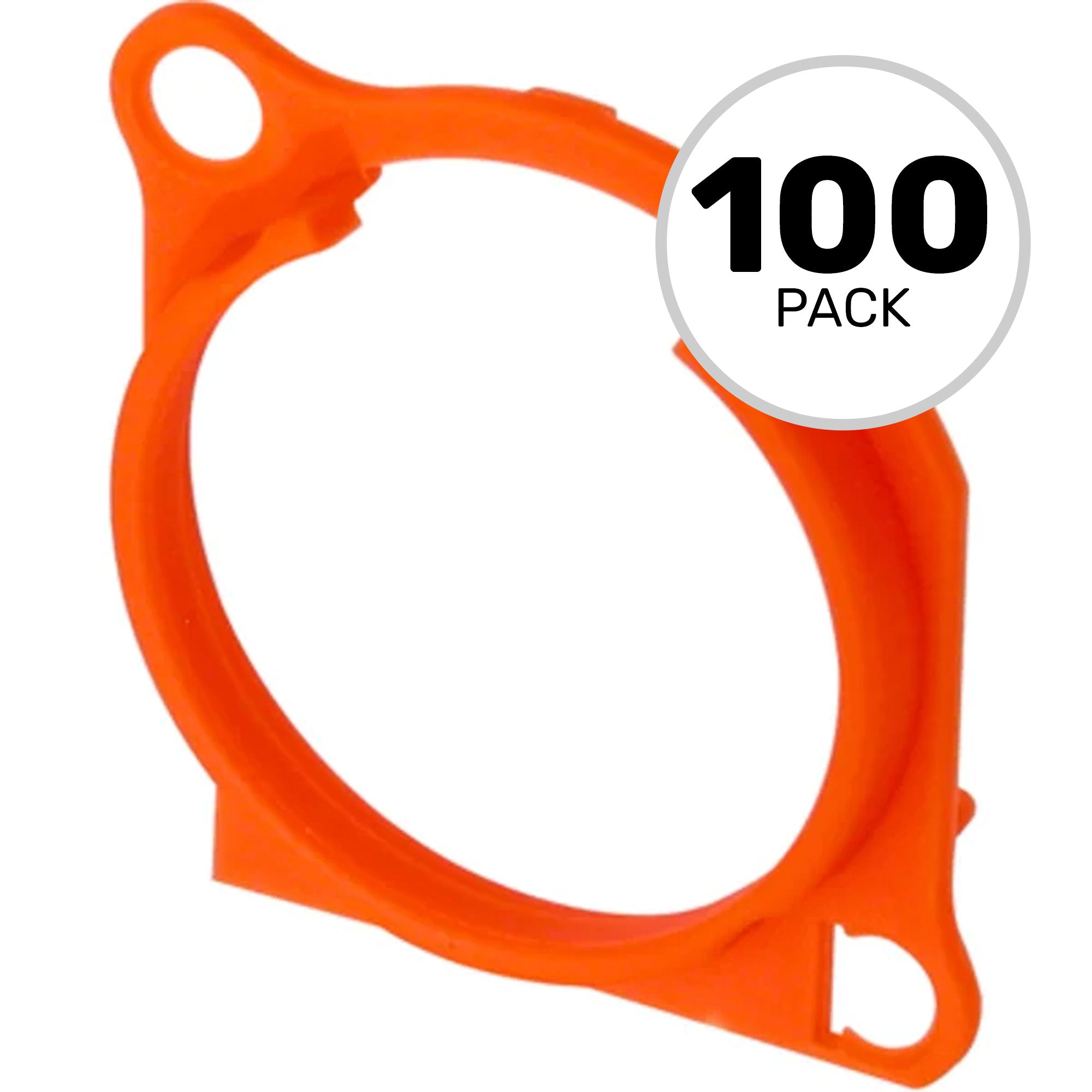 Neutrik ACRF-3 Color Coding Ring for Female 4 and 5 Pole A and B Series (Orange, Bag of 100)