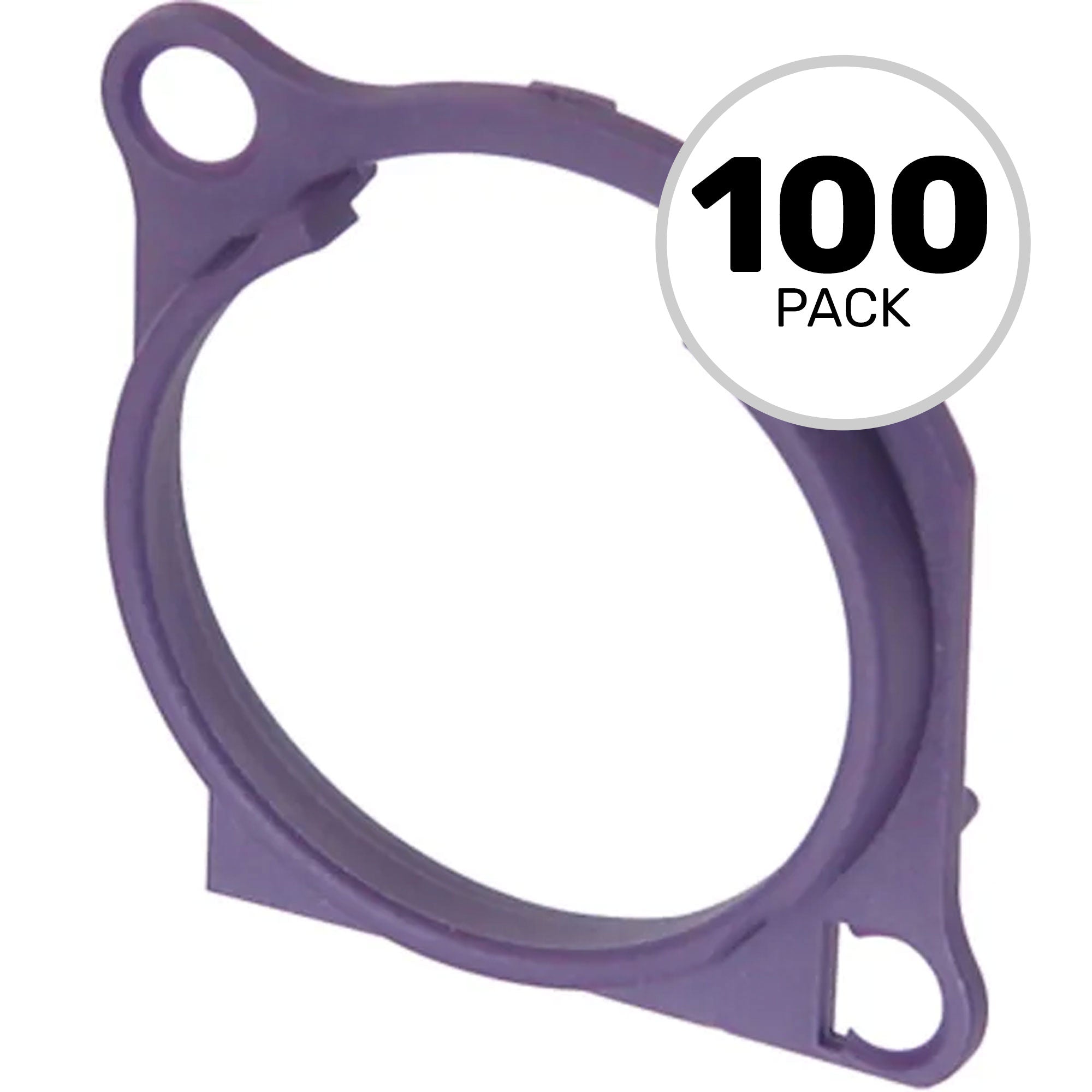 Neutrik ACRF-7 Color Coding Ring for Female 4 and 5 Pole A and B Series (Purple, Bag of 100)