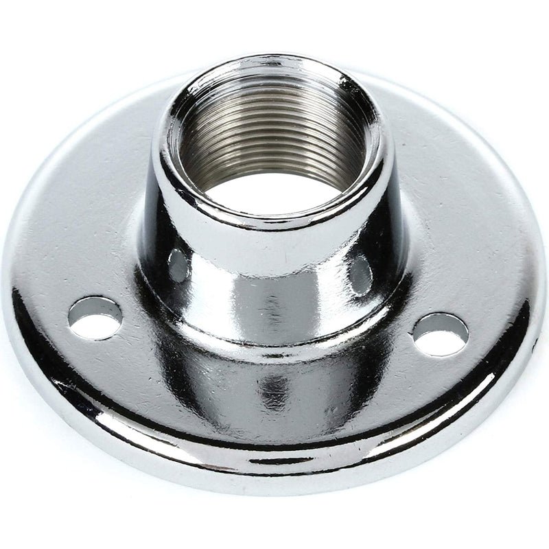 AtlasIED AD-11B Surface Mount Female Mic Stand Flange (Chrome)