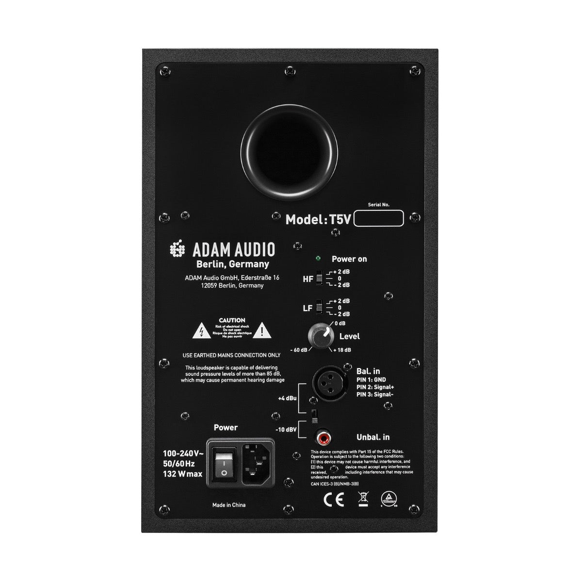 Adam Audio T5V T-Series 5" Active Nearfield Monitor (Single)