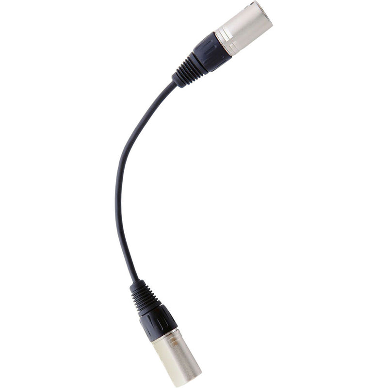 Point Source Audio ADP-4Mx5M Headset Adapter Cable with 4-Pin Male XLR to 5-Pin Male Stereo XLR (8")